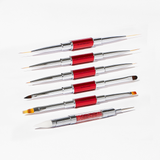 Nail Art Brush Set + Crystal Picker (6pcs)