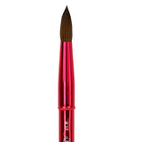 Kolinsky Brush #18 Aluminum Handle