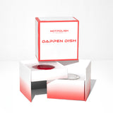 CIRCLE DAPPEN DISH - RED