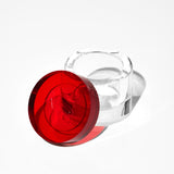 CIRCLE DAPPEN DISH - RED