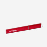 RED GLASS NAIL FILE WITH CASE