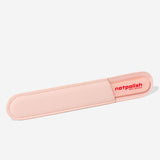 PINK GLASS NAIL FILE WITH SLEEVE