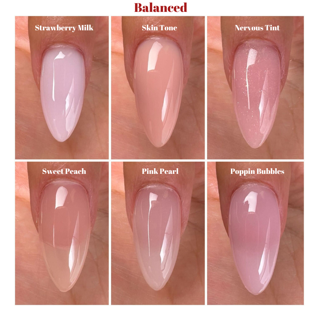 Pointy Ruber BALANCED RUBBER BASE GEL BUNDLE – Notpolish Inc