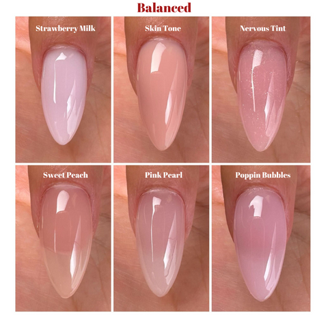 BALANCED RUBBER BASE GEL BUNDLE