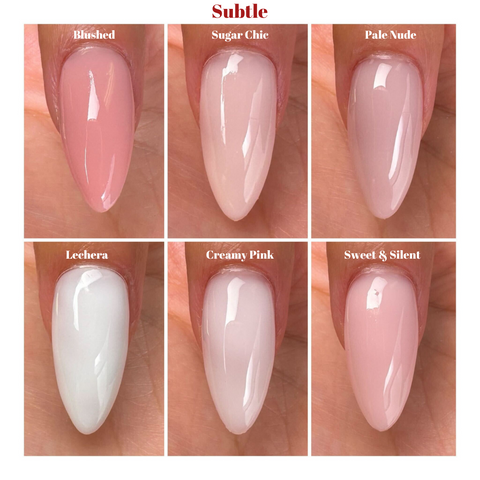 SUBTLE RUBBER BASE GEL BUNDLE