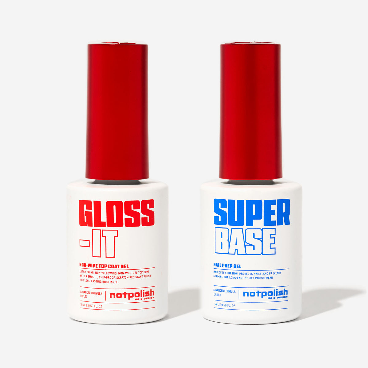 SUPER BASE COAT + GLOSS-IT TOP COAT DUO