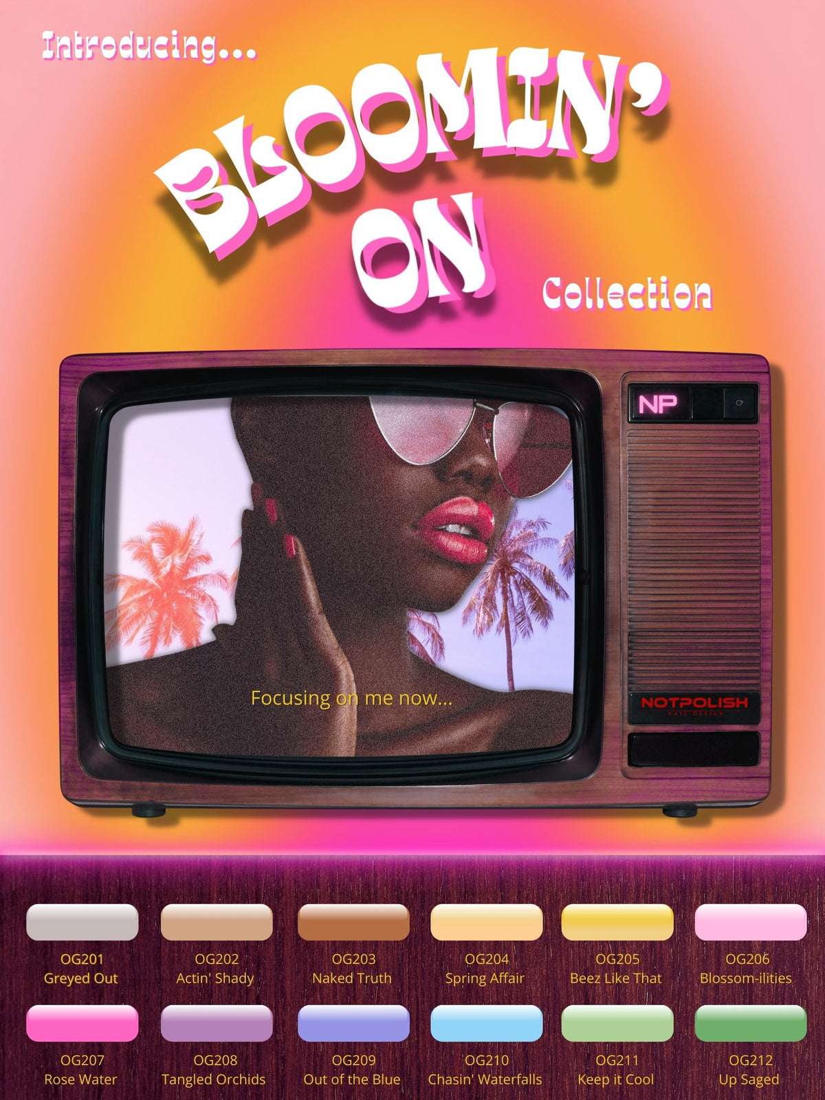 Bloomin' On Poster blurr