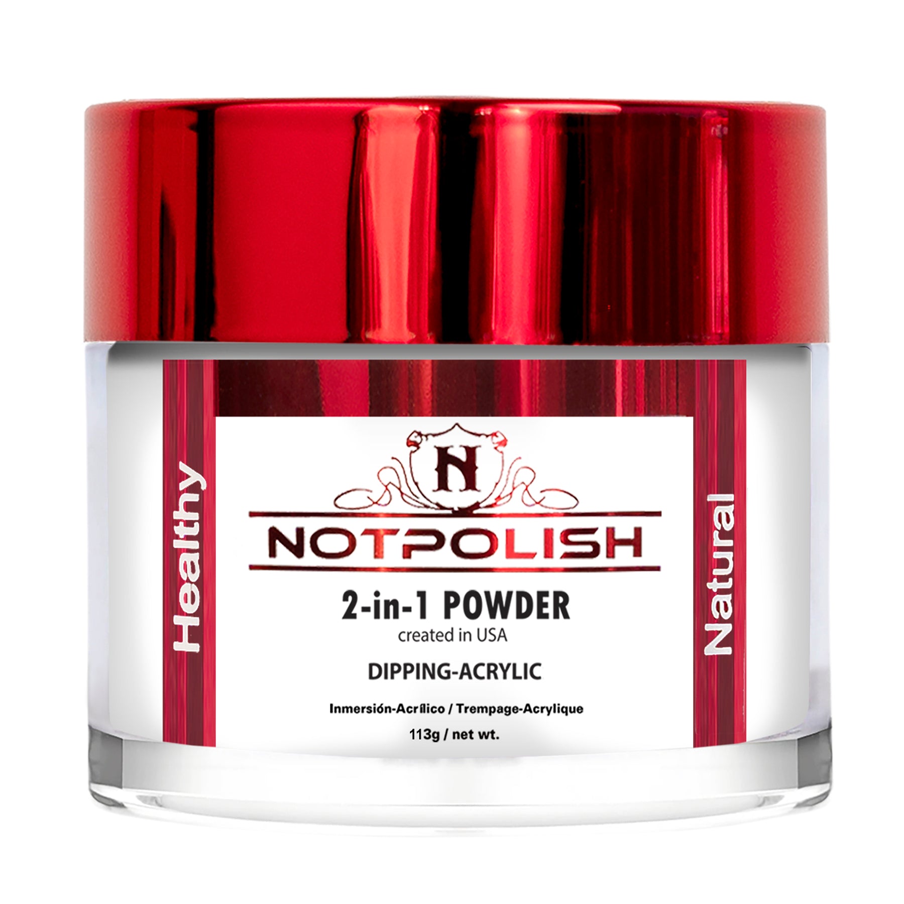 Clear Powder Tips 01 CLEAR POWDER (4 oz) β Notpolish Inc
