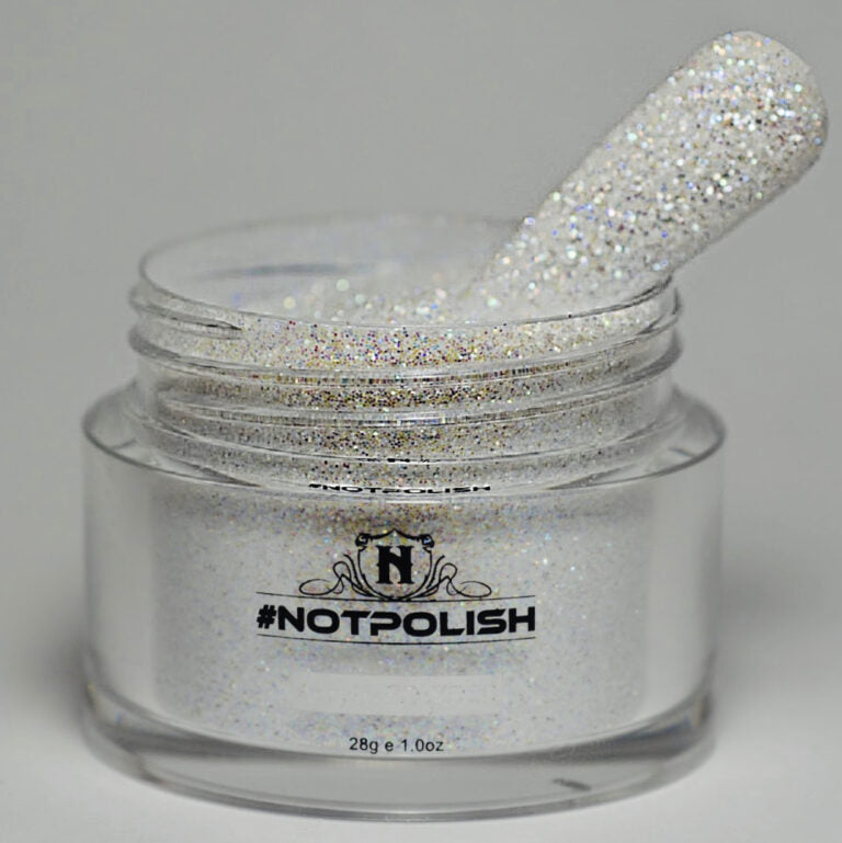 White Sugar Glitter Nails - Achieve the Perfect Sugared Look – Notpolish Inc