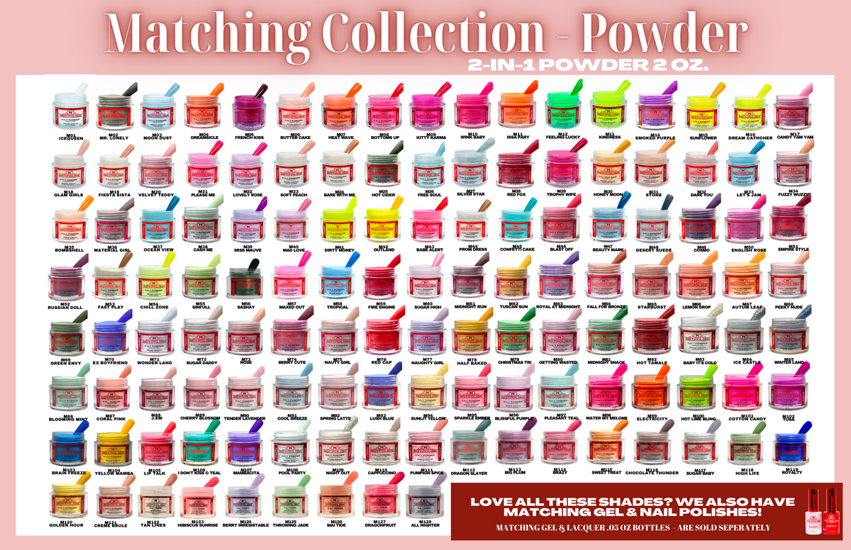M POWDER COMPLETE COLLECTION - 128 COLORS – Notpolish Inc