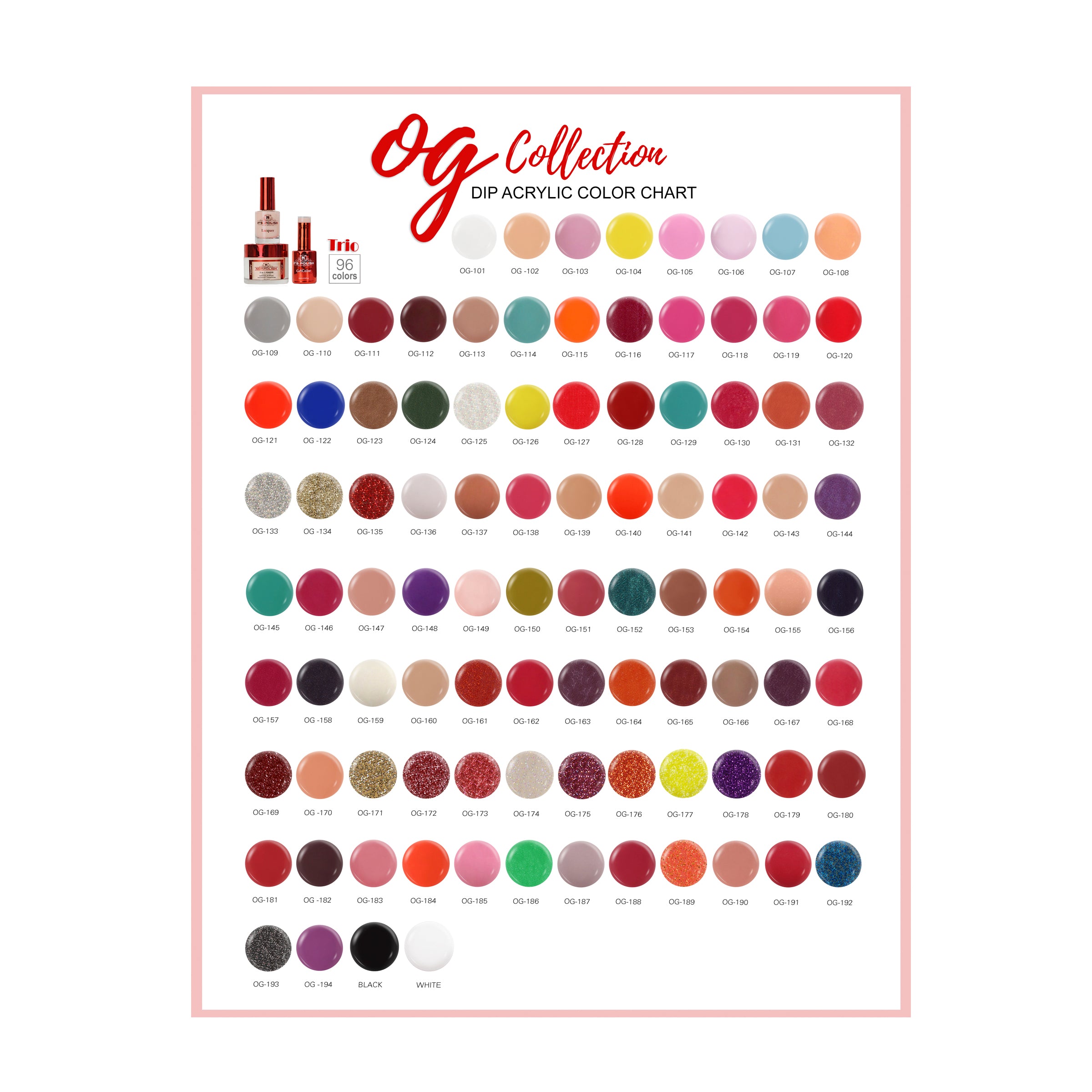 Ogs O Color OG TRIO COMPLETE COLLECTION - 123 Colors – Notpolish Inc